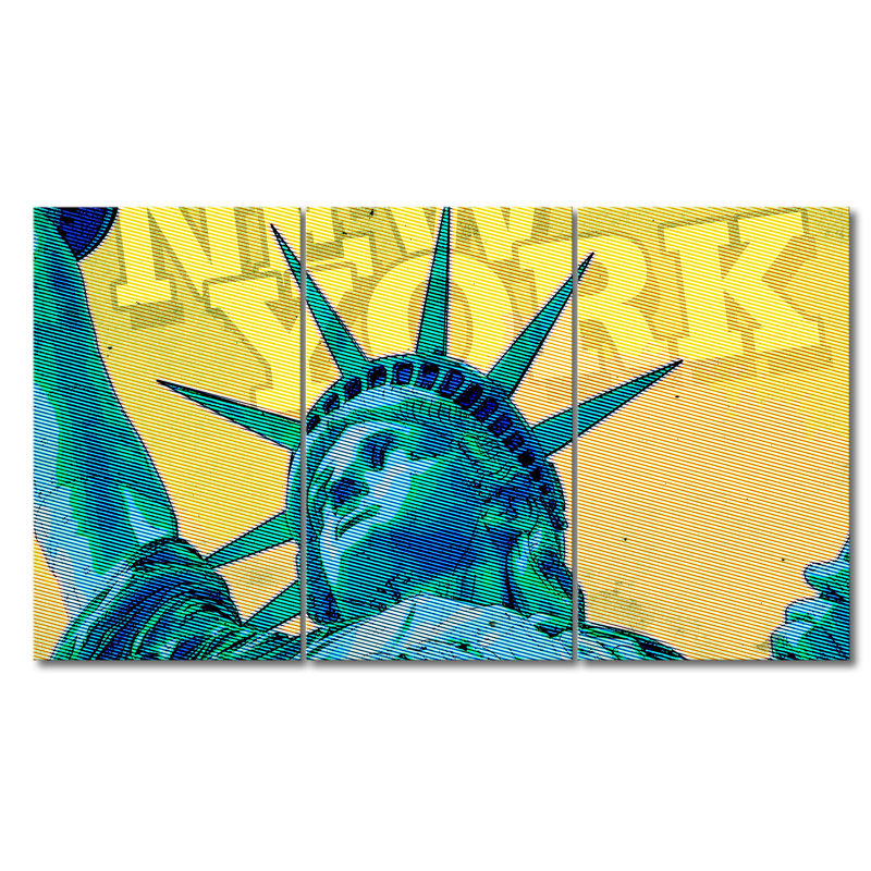 3 Piece No Frame Print on Canvas
