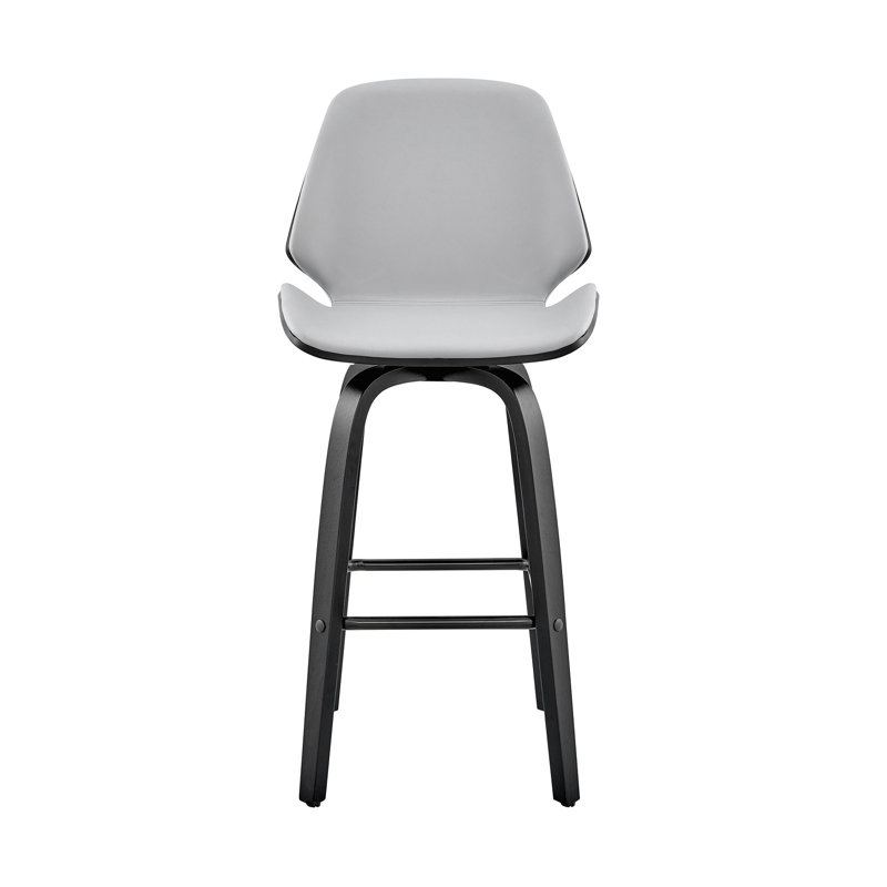 Tabouret de bar Altherr Mid-Century, Gris, Noir