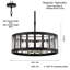 Luminaire suspendu tambour 6 lumières Cedriot-565414000