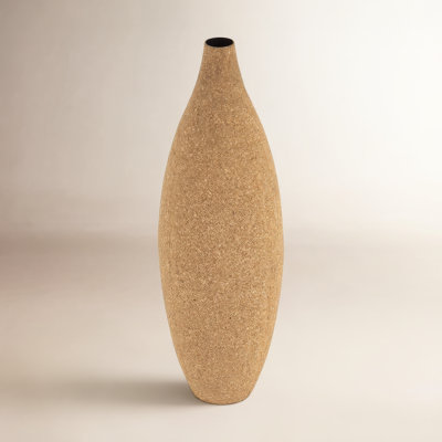 Cork Wrapped Table Vase