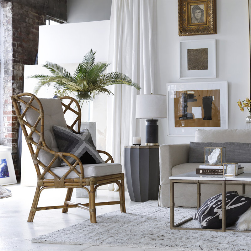 Watson 28.25" Wide Tufted Wingback Chair