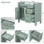 [Cabinet seulement] Meuble-lavabo moderne (lavabo non inclus)-1324718241