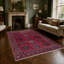 Striped Cotton and Chenille Flatweave Area Rug-1376285194