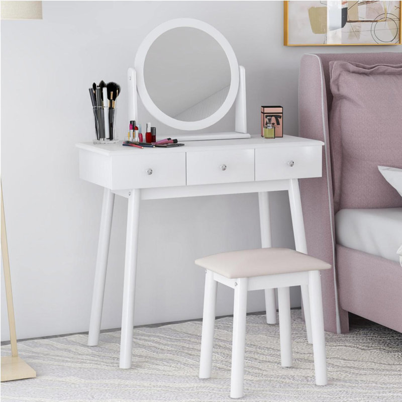 Hillside Dressing Table with Mirror