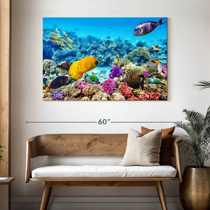 Ocean life Aletra, H 32 po x l 48 po