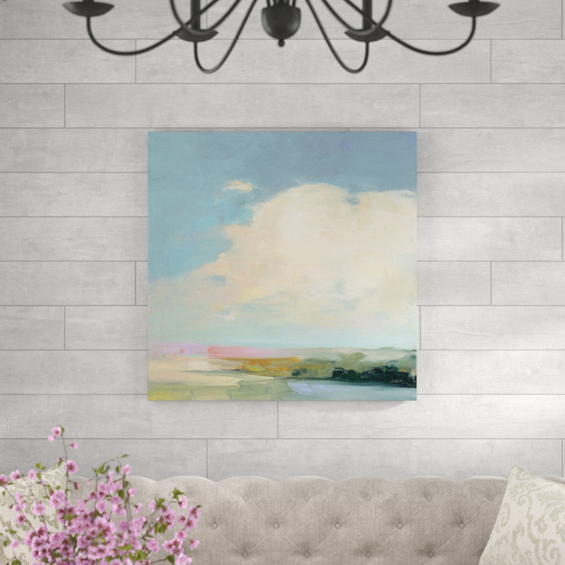 Colorful Horizon II by Julia Purinton - Wrapped Canvas Painting, 91cm H x 91cm W