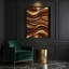 Abstract Landscape 7 Brown Canvas Wall Art-122802063
