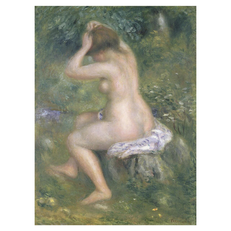 «A Bather» par Pierre-Auguste Renoir - Estampe numérique, H 40 po x l 32 po
