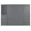 Grand lit escamotable mural avec placard, tiroirs et tablettes-112413094
