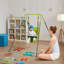 Balançoire pour bébé d'intérieur / extérieur avec siège de sécurité XNS001
