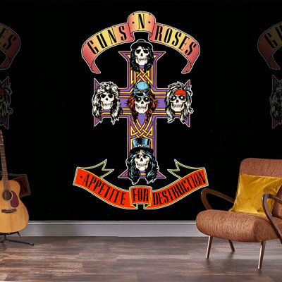 Guns N Roses Appetite For Destruction 2.5m X 50cm Matte Wall Mural