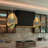 Venezia 1-Light LED Seeded Glass Pendant Light with Adjustable Height-65216923