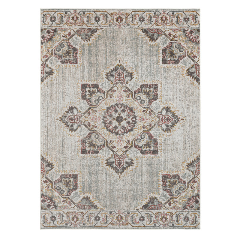 Tapis à poils très courts Kinslee, Rectangle 2 pi 2 po x 3 pi