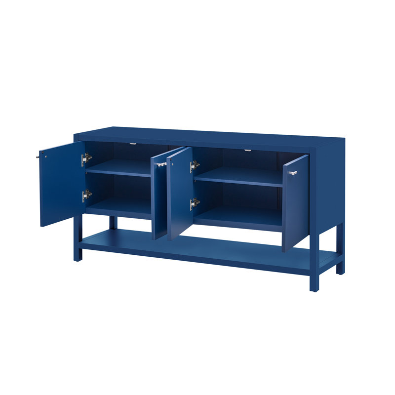 Console fonctionnelle avec beaucoup de rangement, idéale pour le bureau, l'entrée et le salon