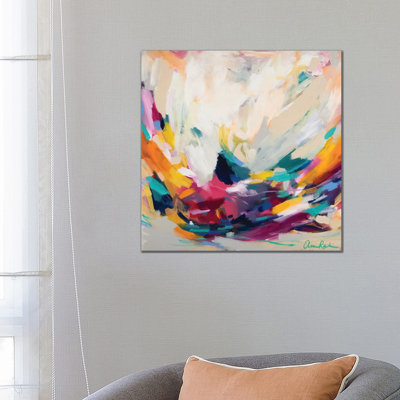New Beginnings by Amira Rahim - Wrapped Canvas Painting