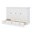Lit escamotable en bois avec station de charge et grand tiroir de rangement-110809904-110809906