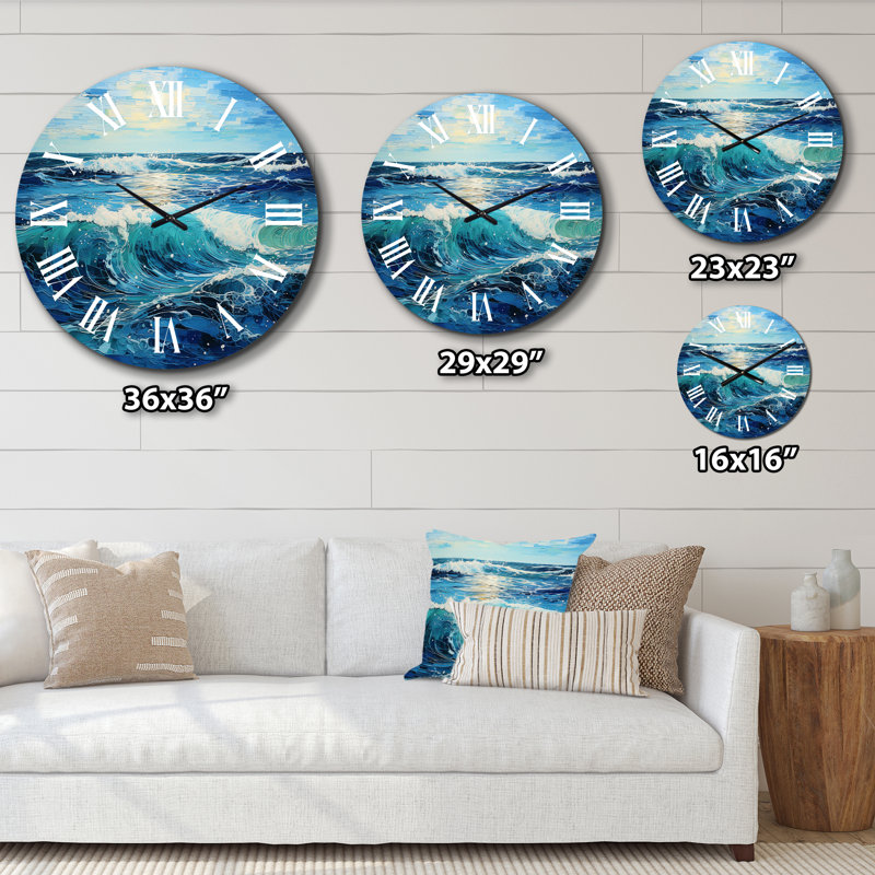 Cynthiaann - Horloge murale nautique et de plage, Petit