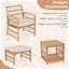 Paralimni 2 Person Seating Group with Cushions