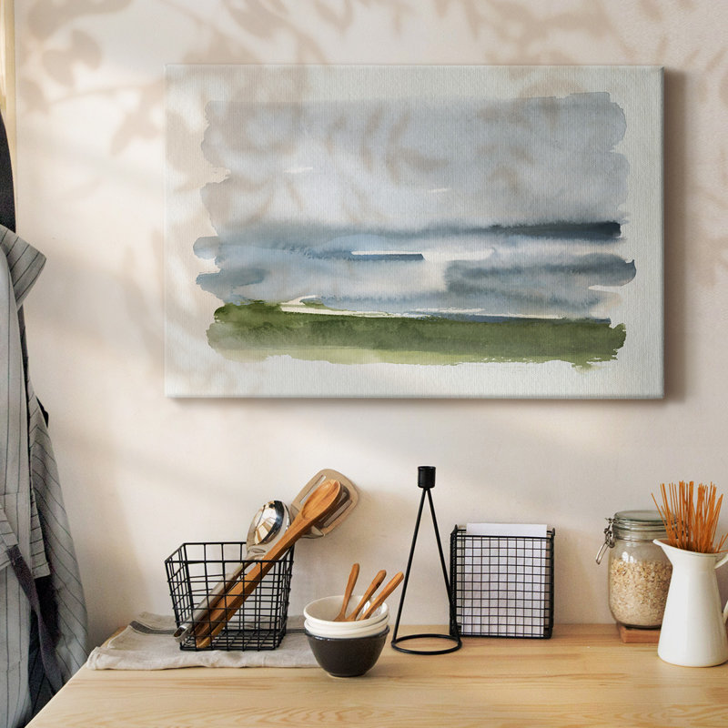 Coastline Splash II-Toile tendue avec châssis, H 12 po x l 18 po