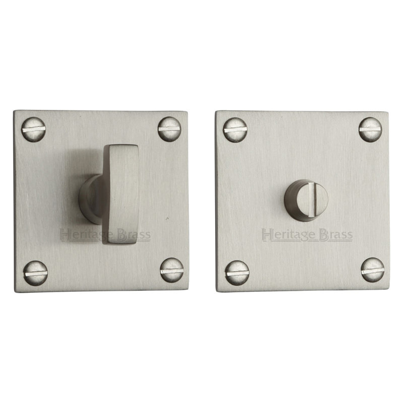 Heritage Brass Heritage Privacy Thumbturn & Emergency Release, Satin Nickel