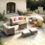 45" Propane Gas Fire Pit Table