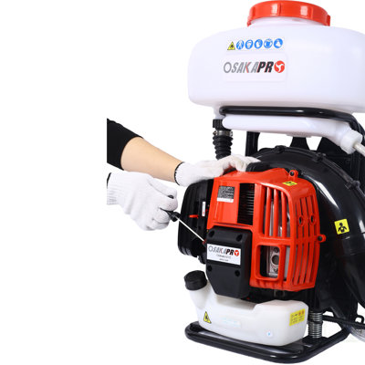 51.7cc Mosquito fogger Mister Duster Mosquito Sprayer Backpack Sprayer Cold Fogger,Gasoline Powered Sprayer Blower Machine with 14L Tank for Garden Spraying,EPA Compliant