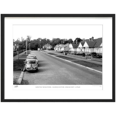 South Wigston, Gloucester Crescent C1960 1 Piece Single Picture Frame Wall Art