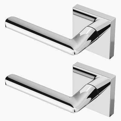 Mirra Single Dummy Door Lever Modern Concealed Design Non-Turning for (Closet, Pantry or Hallway) – Sleek Minimalist Style in Chrome