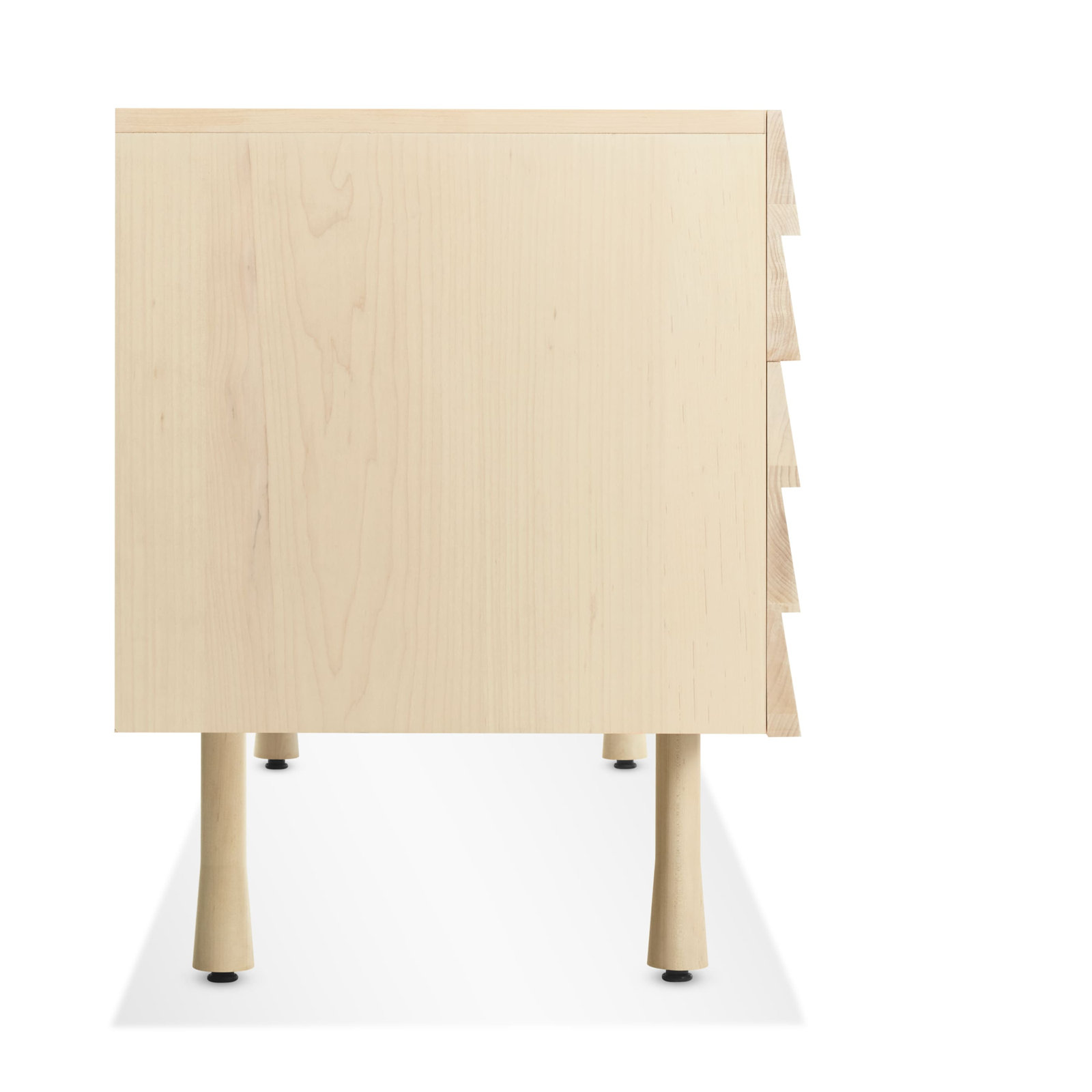 Lap 4 - Drawer Double Dresser, Whitewashed Maple