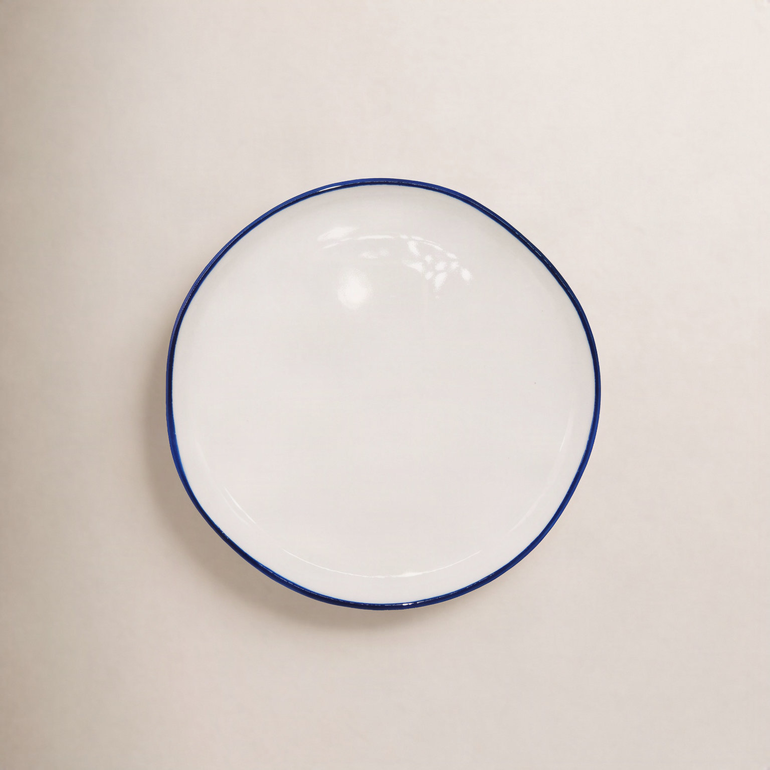 Abbesses 5" Porcelain Appetizer Plate, Blue