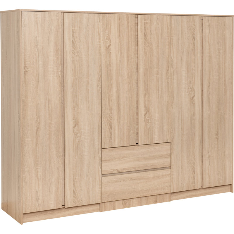  Braunstein 6 Door Wardrobe, Sonoma Oak