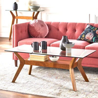 Jermarius Glass Top Coffee Table