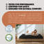 Matelas en mousse pour canapé-lit Futon de Lipson - , certifié CertiPUR-US, sans cadre-403420175-409663995-409663990