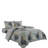 Box Stitch Animal Print Comforter Set-1302948736