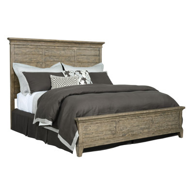 Camilly Solid Wood Panel Bed