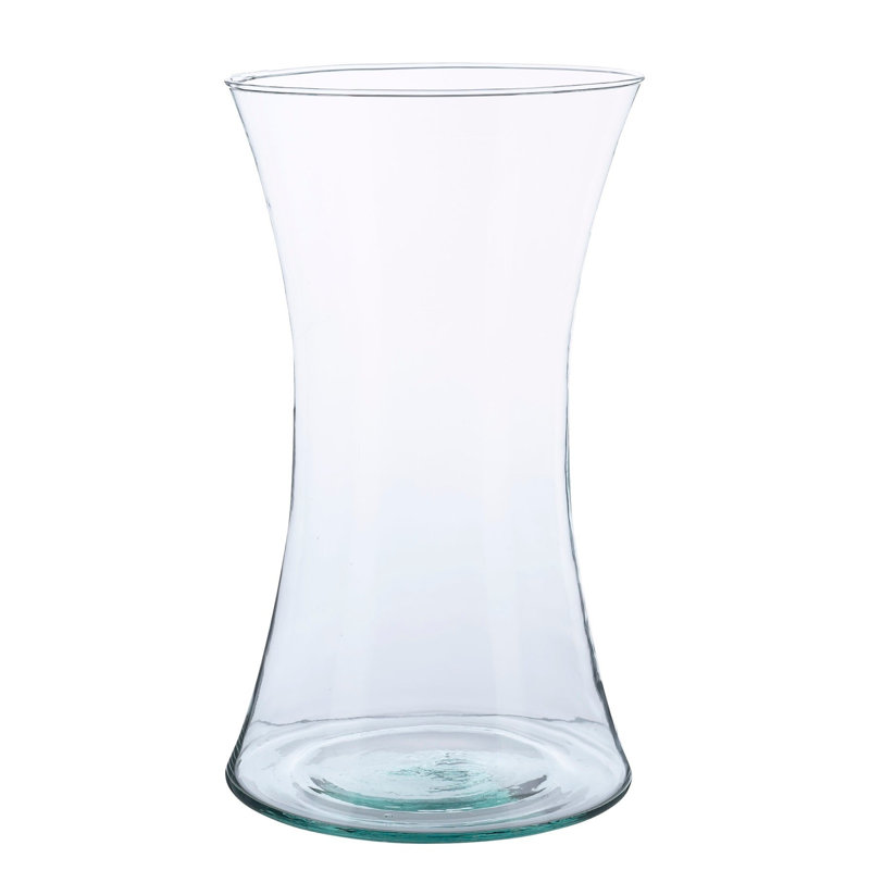 Vase de table en verre sahid, Transparent, H 8 po x l 4,7 po x P 4,7 po
