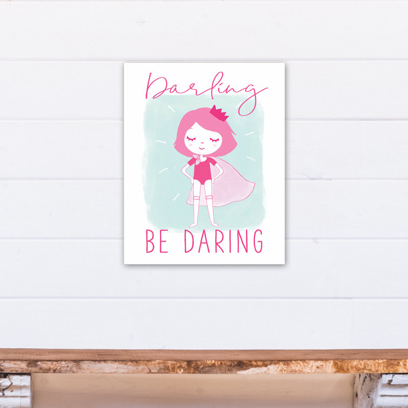 Art sur toile darling be audacieuse Burgos, H 20 po x l 16 po x P 1,25 po