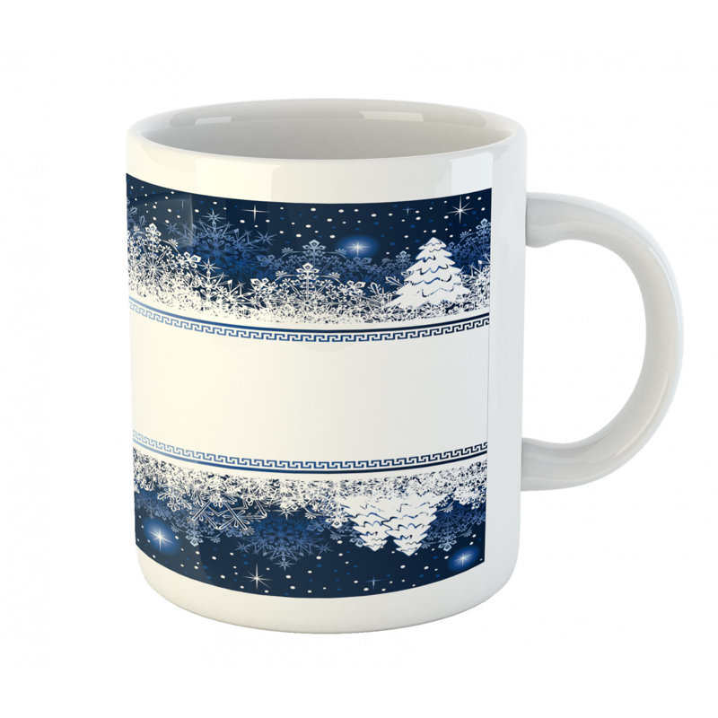 Grande tasse à café frosty