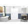 DreamLine DreamStone 38 in. D x 38 in. W Base and Wall Kit in White Traditional Subway Pattern