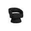 Fauteuil demi-tonneau rembourré pivotant-880815028