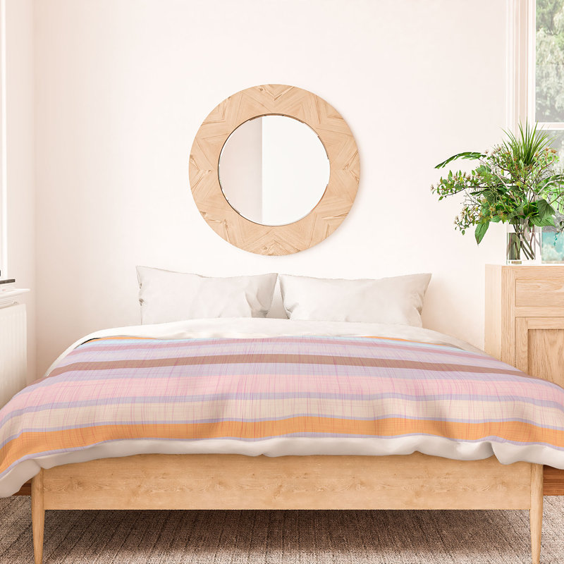 Ensemble de housse de couette en microfibre rose 3 pièces, Housse de couette très grand + 2 taies d'oreiller