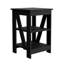 Table de bout Taylor, tablette de rangement à 3 niveaux, table d'appoint compacte et élégante pour les petits espaces et la vie moderne-417029831