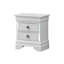 Table de chevet sophistiquée perle blanche-1813289182