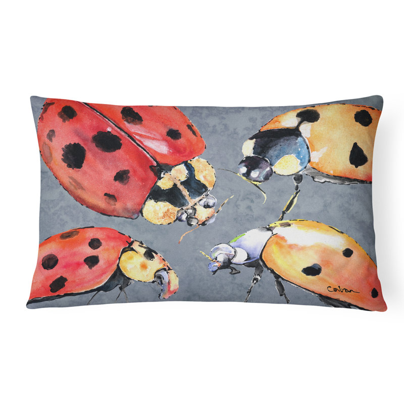 Coussin intérieur / extérieur Lady Bug Lady Bugs