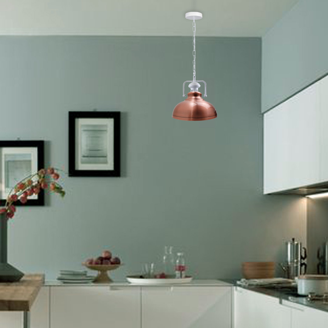 Lockett 1 - Light Satin Nickel Pendant