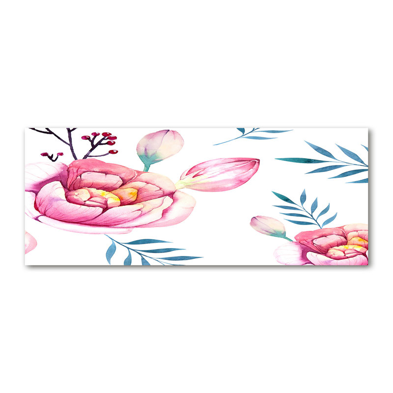 Floral Pattern - Wrapped Canvas Print