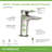 Verity Single Handle Bathroom Faucet with Push Pop Drain-92284207