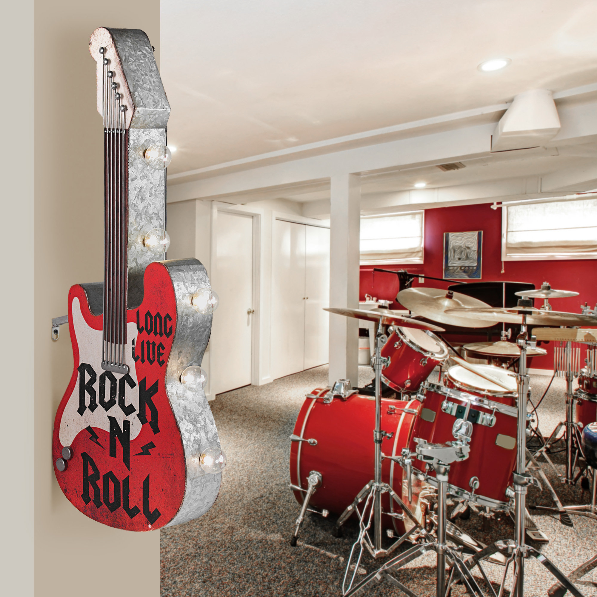 Trinx Entertainment Wall Decor on Metal & Reviews | Wayfair