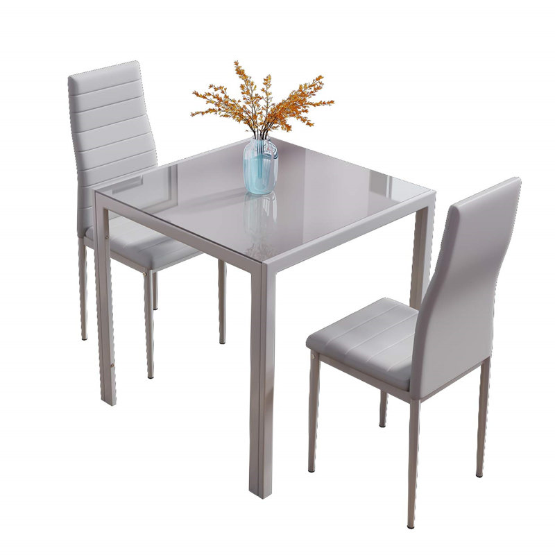 Otisco 2 - Person Dining Set, Grey