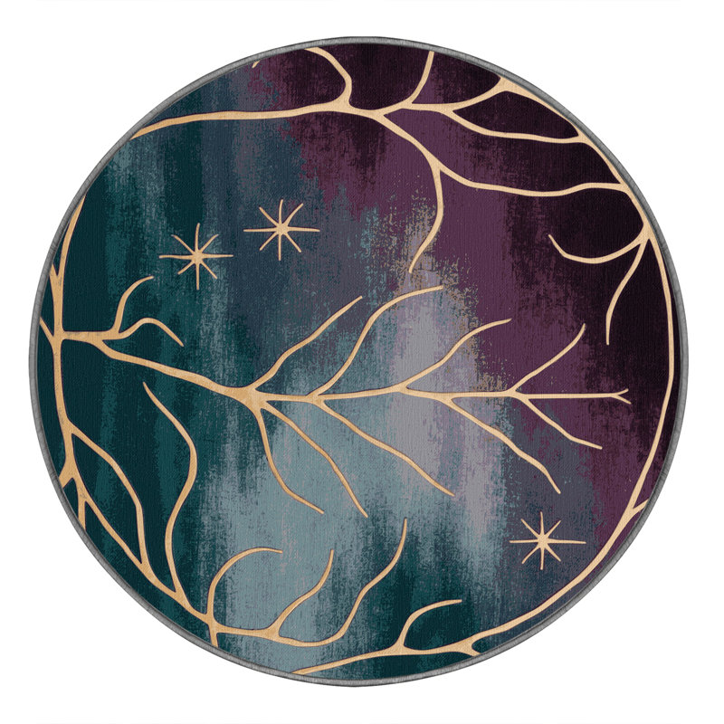 Hidden Bloom Rug, Round 3'